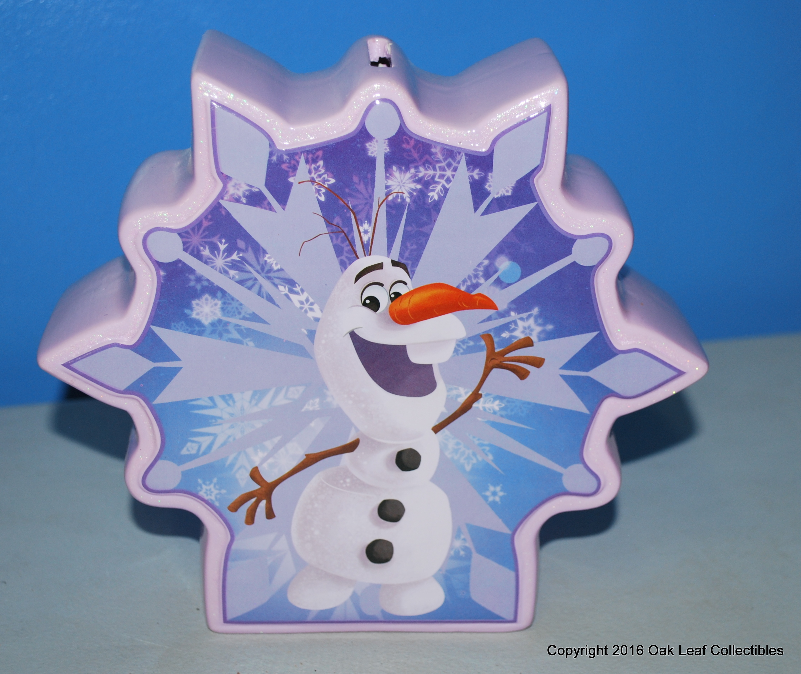 disney frozen olaf molded coin bank