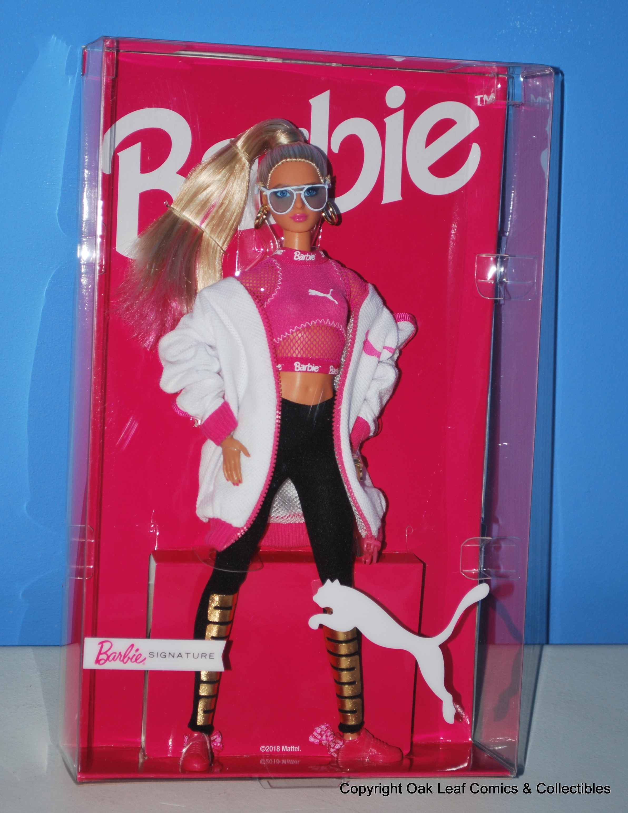 Puma Barbie Doll 50th Anniversary Blonde Sneakers White Jacket Dwf59