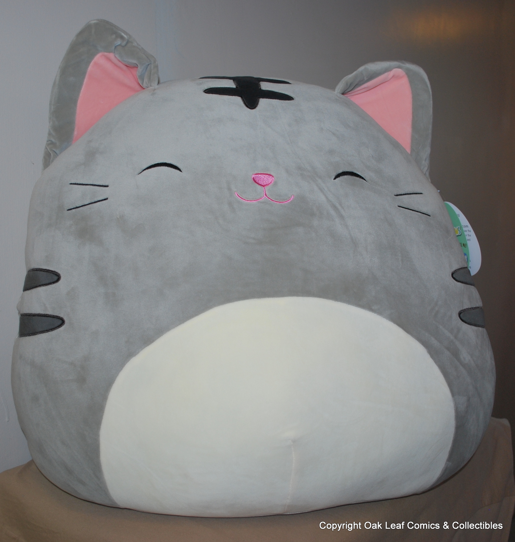 Huge Squishmallow Tally The Gray Cat 24 24 Inch New With Tags Wow Toys Hobbies Stuffed Animals - roblox huge cat plush