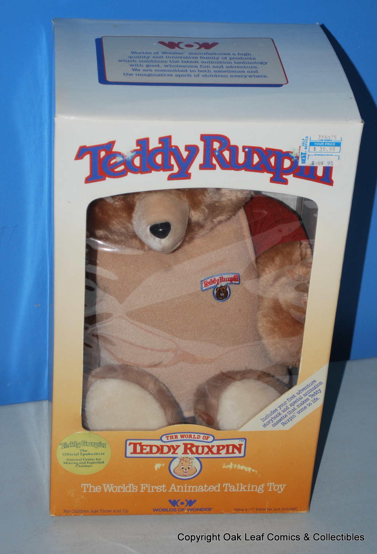 teddy ruxpin box