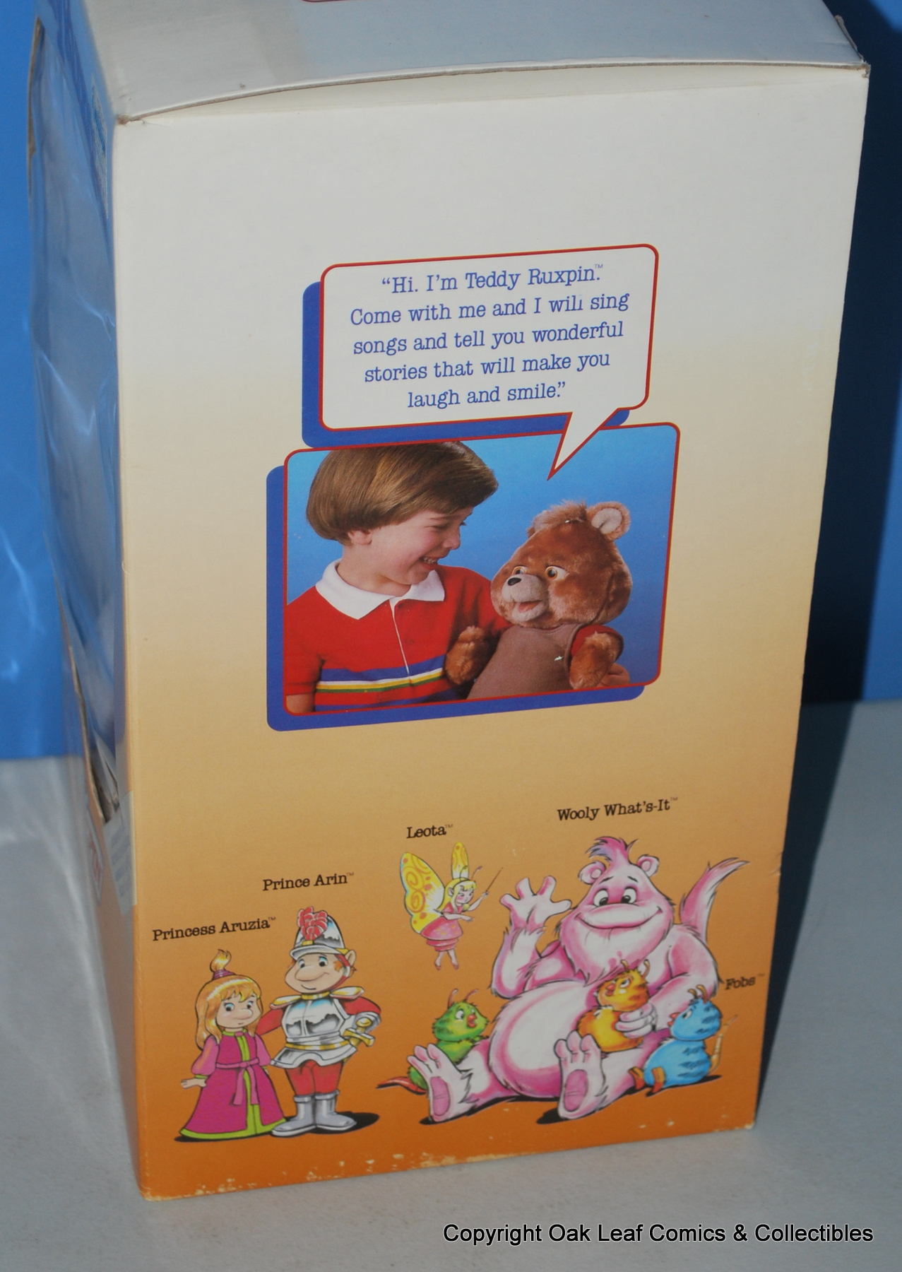 teddy ruxpin box