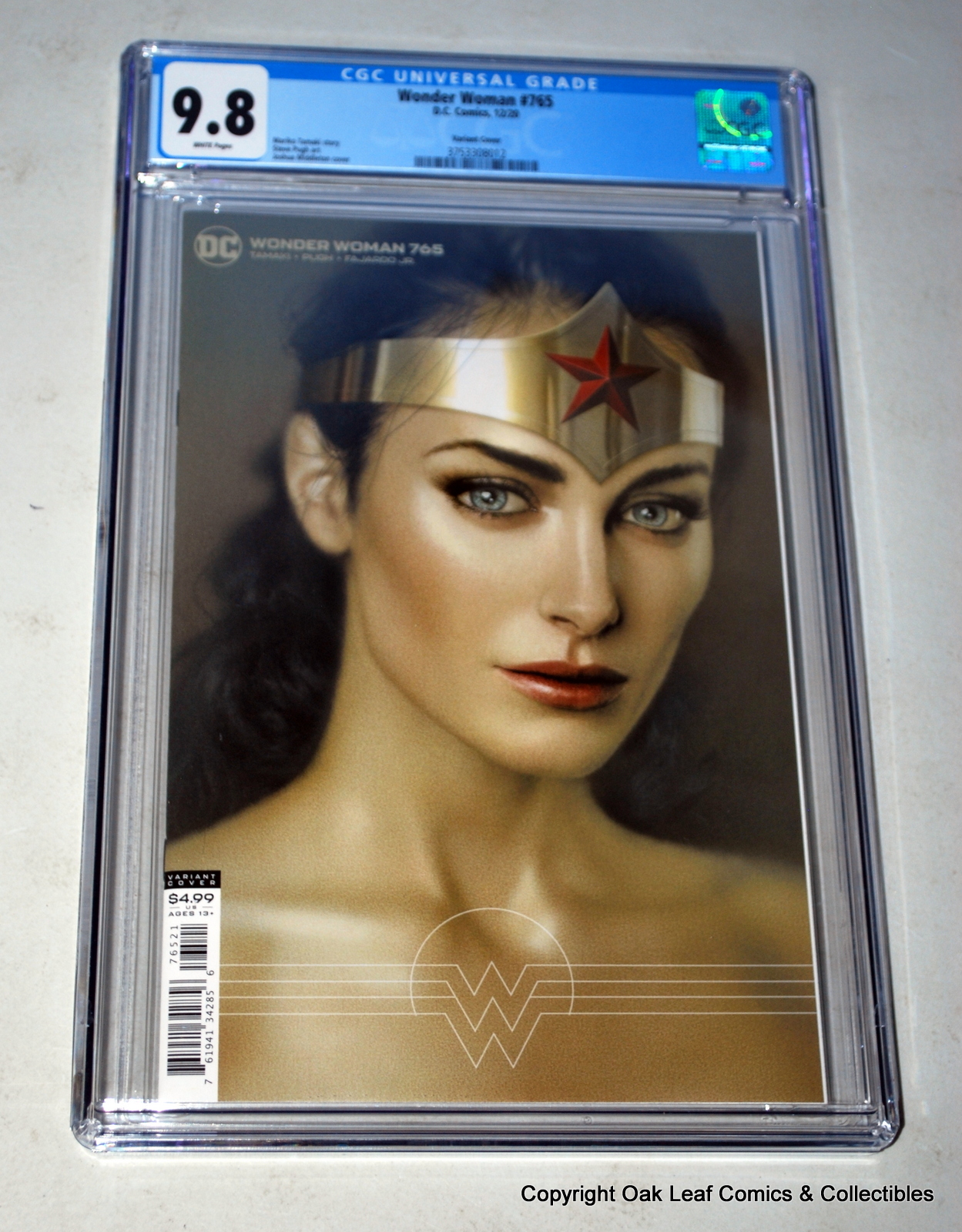 Wonder Woman 750 Cgc Ss 9 8 Szerdy Virgin Variant Batman Superman Flash Aquaman Collectibles Com Comics