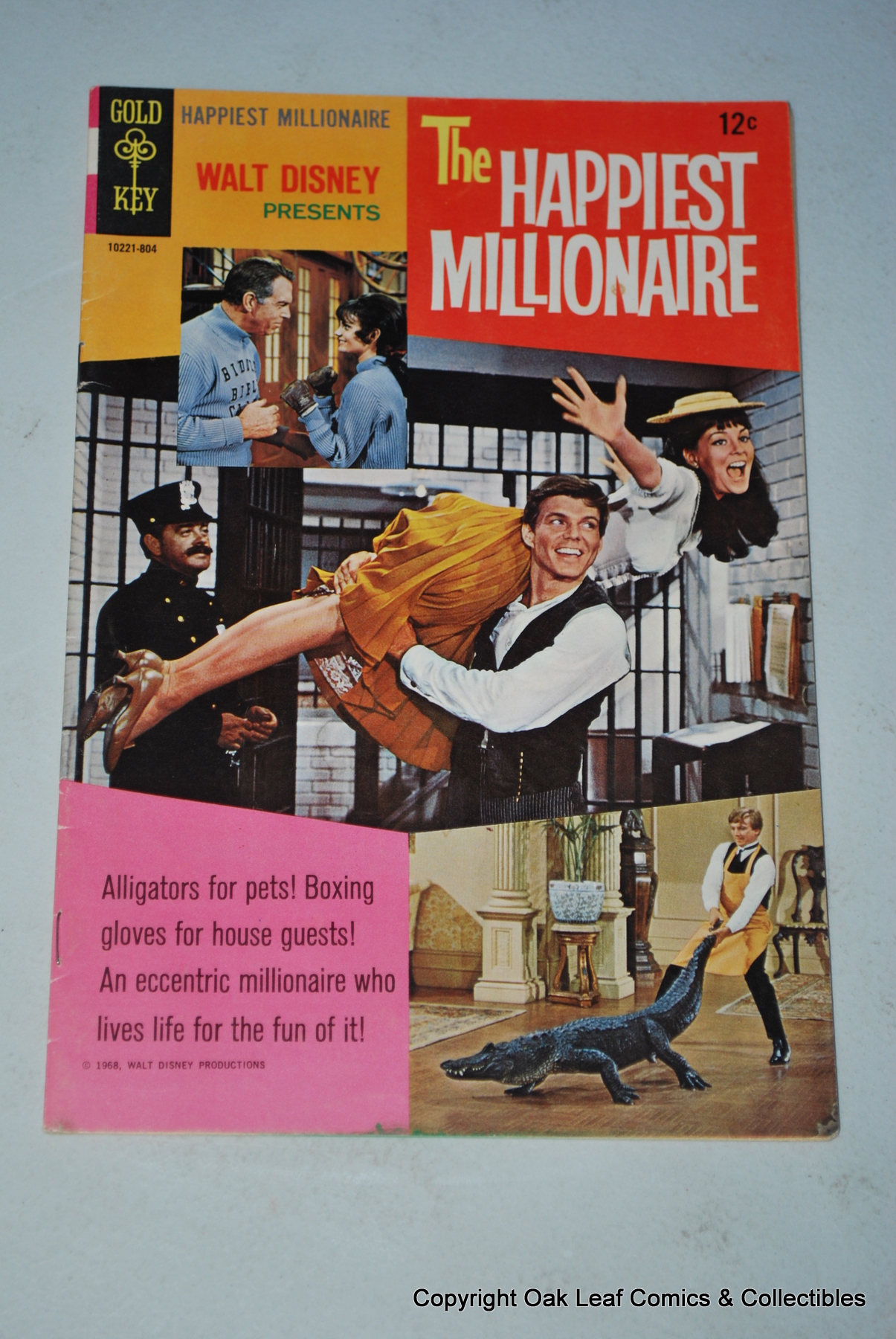 Walt Disney Presents The Happiest Millionaire Gold Key Tv Movie Comic 1966 F Vf Ebay