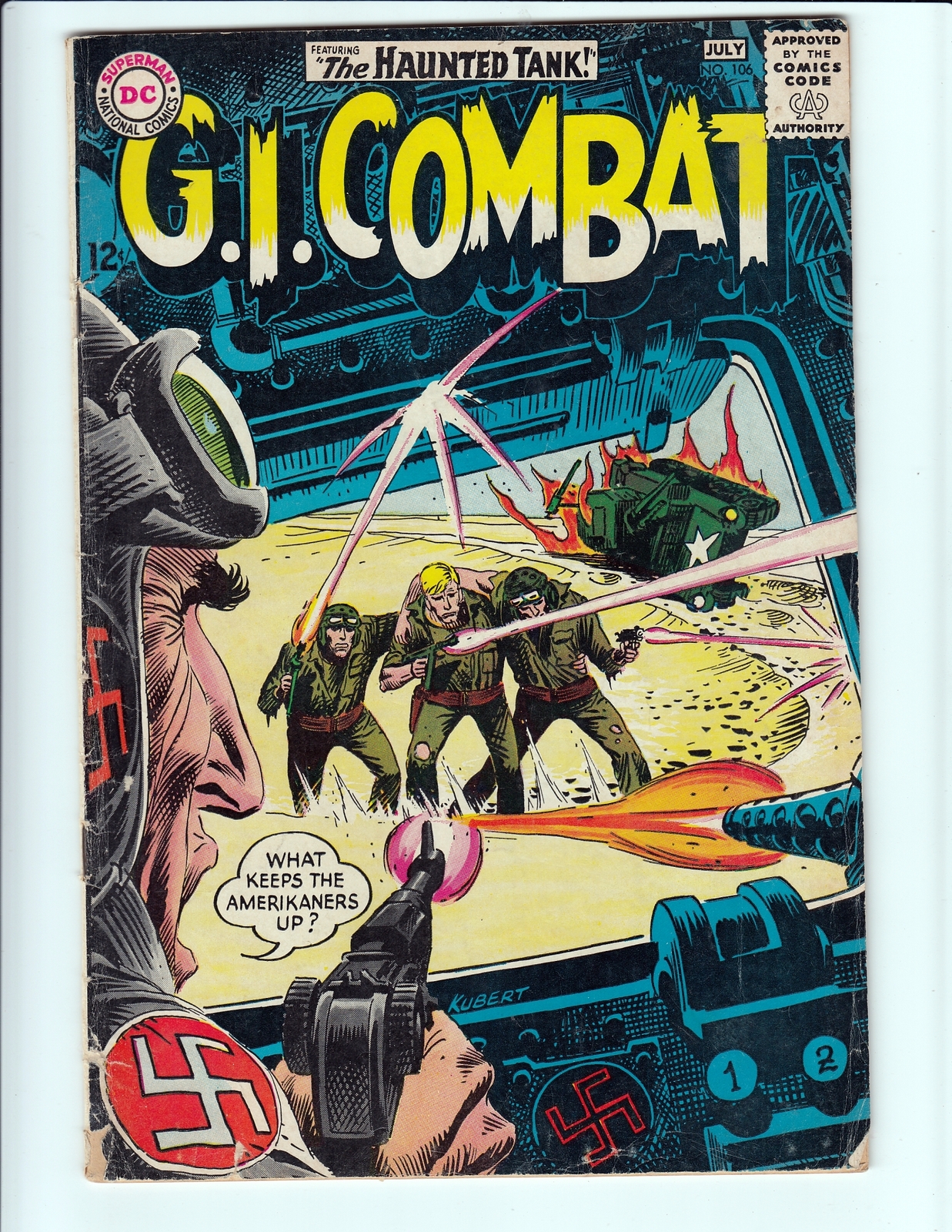 gi combat comic book